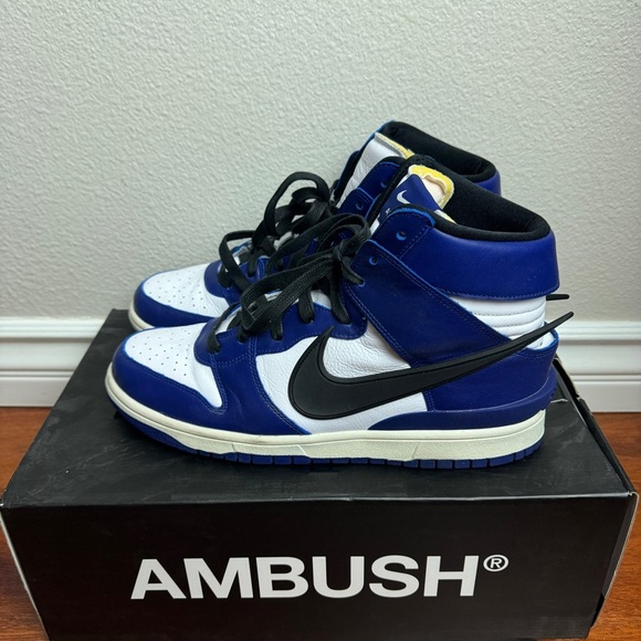 Nike Dunk High AMBUSH Deep Royal Size 11